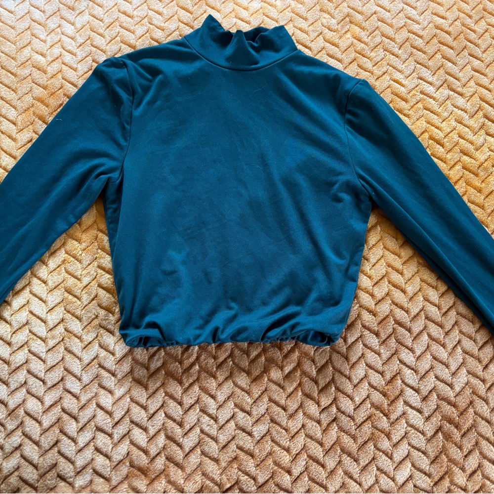 Windsor Teal Long Sleeve Top